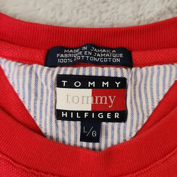 Vintage Tommy Hilfiger red sleeveless cotton dress - Picture 8 of 13